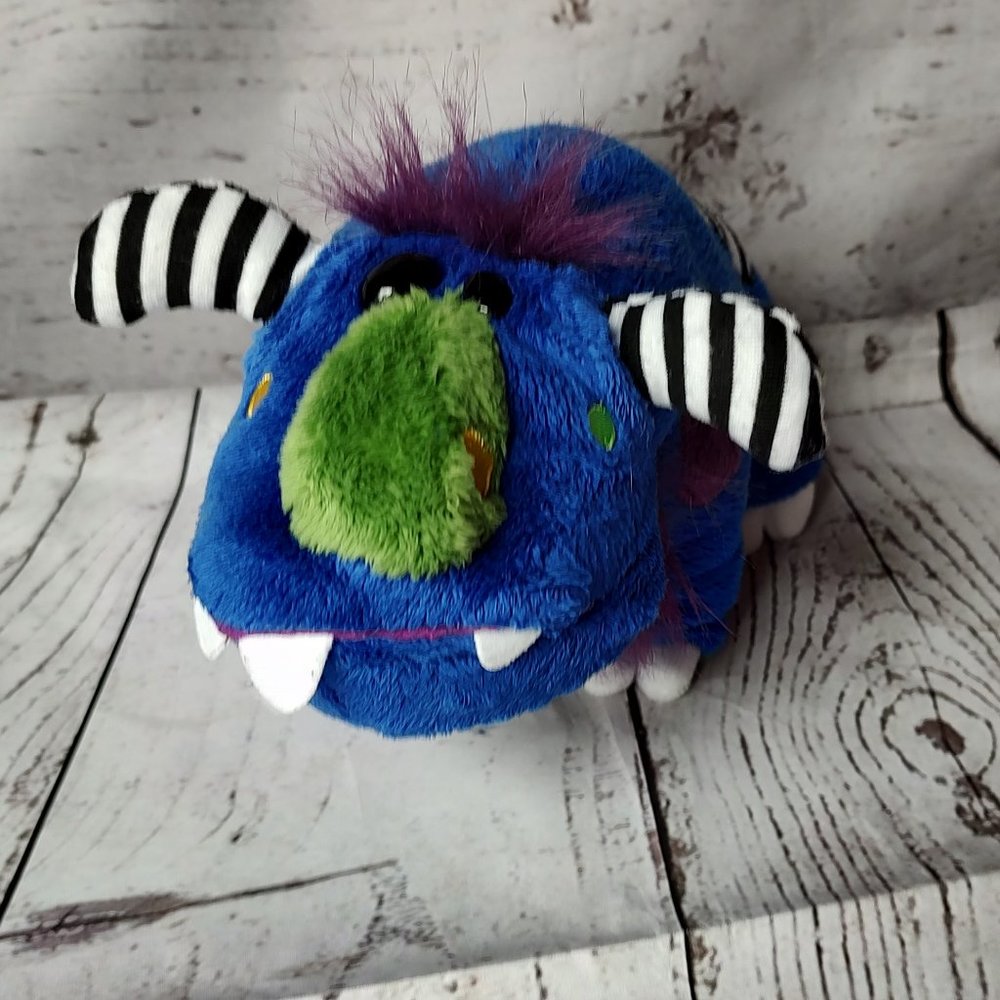 GANZ WEBKINZ Midnight Monster HM412 Blue Plush Stuffed Animal Soft Toy NO CODE